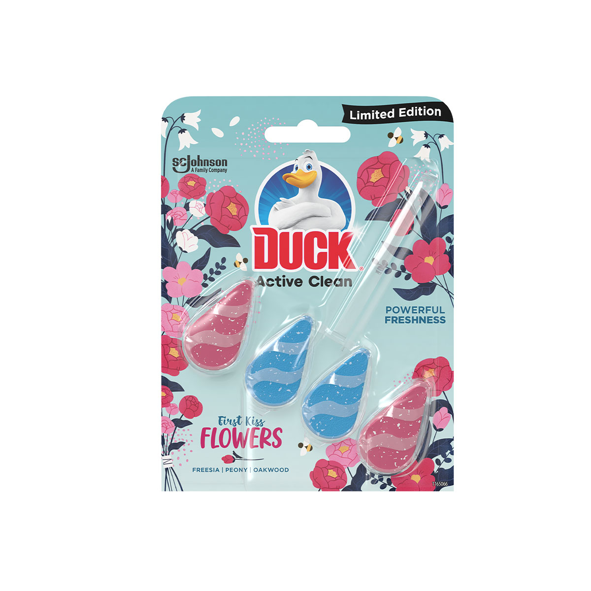 Duck Active Clean WC závěs, Kiss Flowers 38,6g